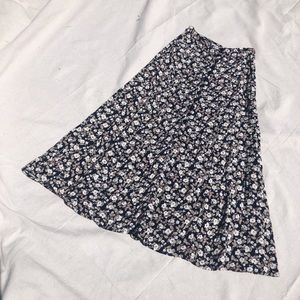 floral maxi skirt